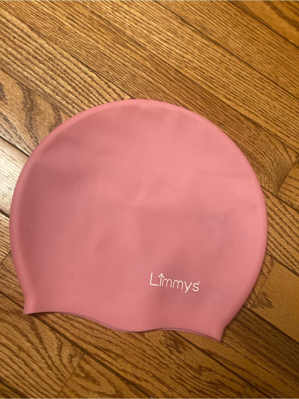 Pink Kids Silicone Swim Cap